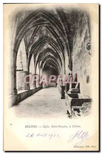 Ansichtskarte AK Beziers Eglise Saint Nazaire le Cloitre