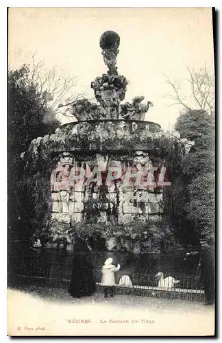 Cartes postales Beziers La Cascade du Titan