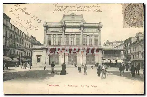 Cartes postales Beziers Le Theatre