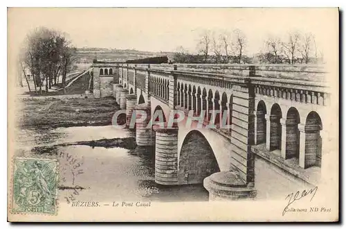 Cartes postales Beziers Le Pont Canal