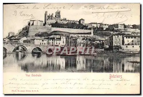 Cartes postales Vue Generale Beziers