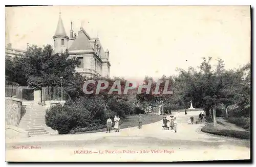 Cartes postales Beziers La Parc des Poetes Allee Victor Hugo