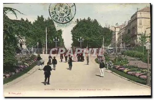 Cartes postales Beziers Entree principale du Plateau des Portes