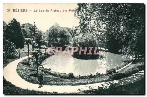 Ansichtskarte AK Beziers Le Lac du Plateau des Poetes