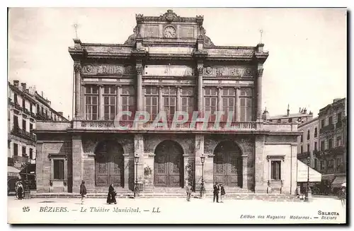 Cartes postales Beziers Le Theatre Municipal