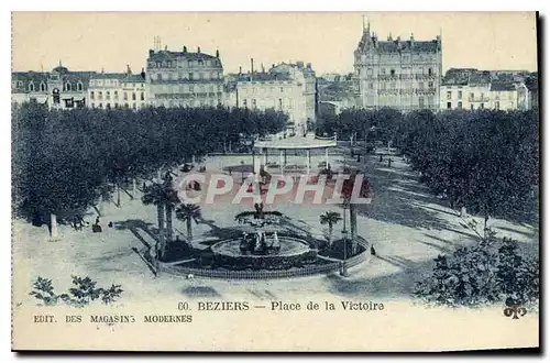 Ansichtskarte AK Beziers Place de la Victoire