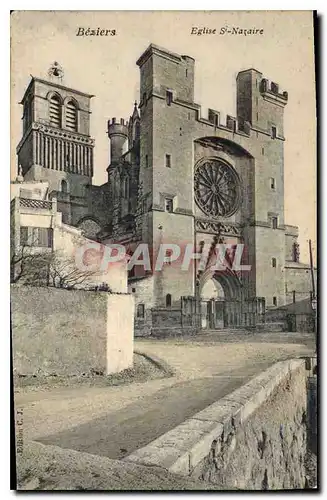 Cartes postales Beziers Eglise St Nazaire