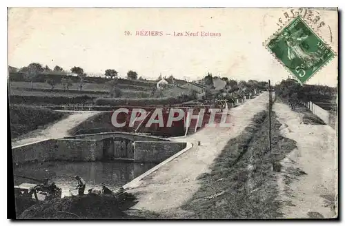 Cartes postales Beziers Les Neuf Ecluses