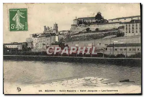 Cartes postales Beziers Saint Nazaire Saint Jacques Les Casernes