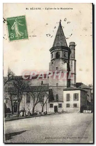 Ansichtskarte AK Beziers Eglise de la Madelaine