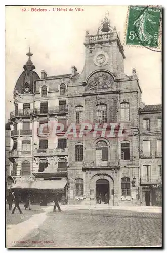 Cartes postales Beziers L'Hotel de Ville