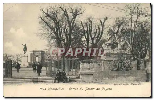 Cartes postales Montpellier Entree du Jardin du Peyrou