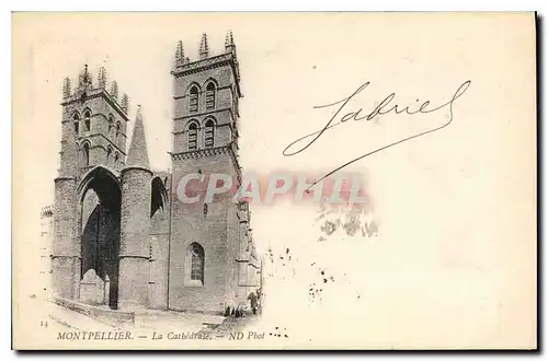 Cartes postales Montpellier La Cathedrale