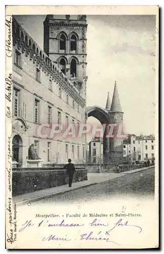 Cartes postales Montpellier Faculte de Medecine et Sainte Pierre