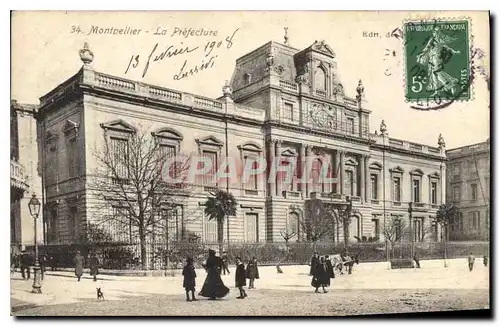 Cartes postales Montpellier La Prefecture