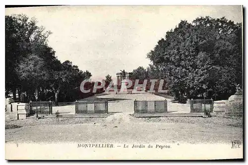 Ansichtskarte AK Montpellier Le Jardin du Peyrou