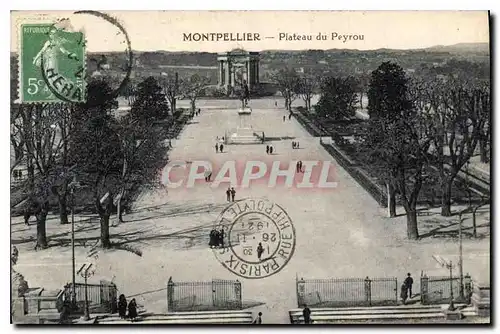 Ansichtskarte AK Montpellier Plateau du Peyrou