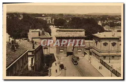 Cartes postales Montpellier Herault L'Arc de Triomphe et le Peyrou