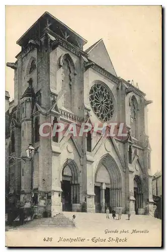 Cartes postales Montpellier Eglise St Rock