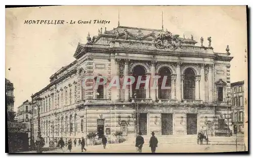 Ansichtskarte AK Montpellier Le Grand Theatre