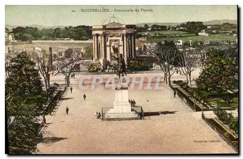 Cartes postales Montpellier Promenade du Peyrou