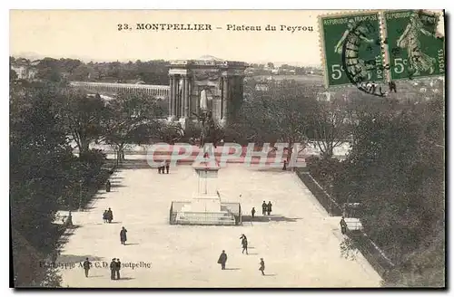 Ansichtskarte AK Montpellier Plateau du Peyrou