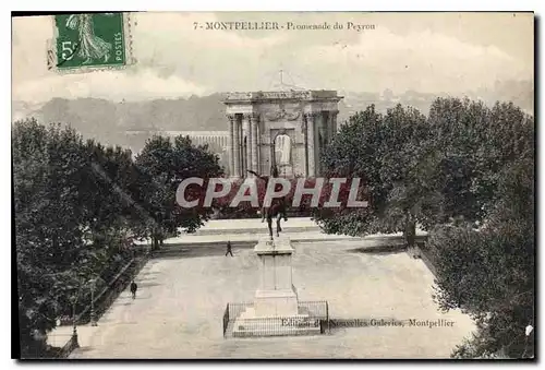 Cartes postales Montpellier Promenade du Peyron