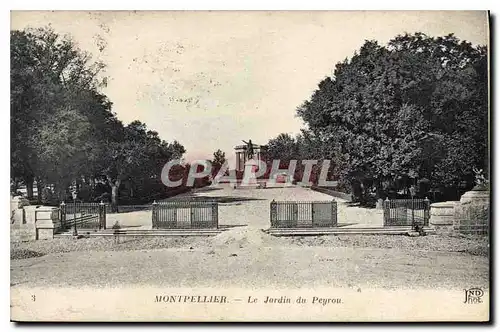 Ansichtskarte AK Montpellier Le Jardin du Peyrou