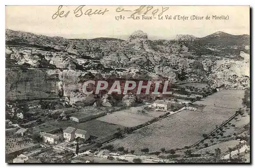 Cartes postales Les Baux Le Val d'Enfer Decor de Mirielle