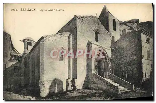 Cartes postales Les Baux Eglise Saint Vincent