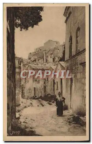 Ansichtskarte AK Les Baux Bouches du Rhone Le grand charme des Bauz pour les artistes et les archeologues est d'e