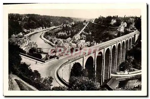 Ansichtskarte AK Dinan Le Viaduc et vue generale de la Coulee de la Rance