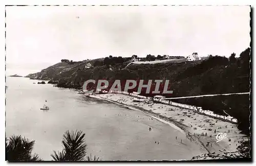 Ansichtskarte AK Etables sur Mer La Plage des Godelins au fond la Croix du Corps de Garde