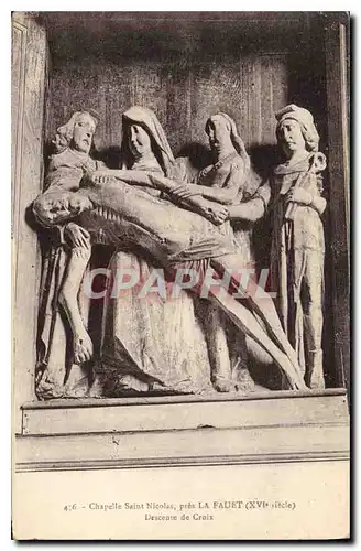 Cartes postales Chapelle Saint Nicolas pres La Fauet XVI siecle Desconte de Crois