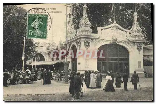 Cartes postales Exposition de Nancy  Consortium des brasseries