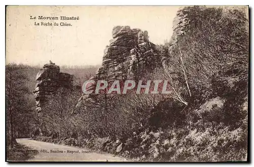 Cartes postales Le Morvan Illustre La Rouche du Chien