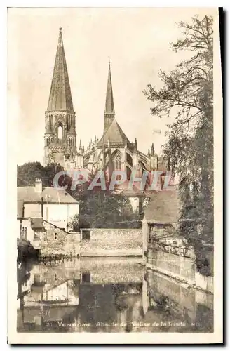 Cartes postales Vendome Abside de l'eglise de la Trinite