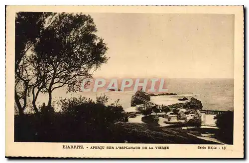 Ansichtskarte AK Biarritz Apercu Sur L'Esplanade de la Vierge