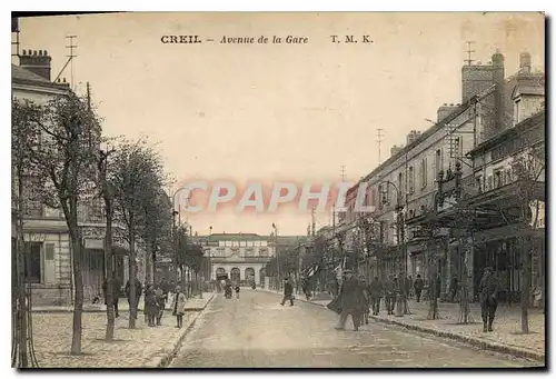 Cartes postales Creil Avenue de la Gare