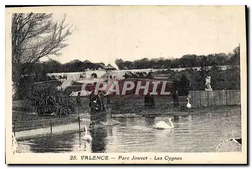 Ansichtskarte AK Valence Parc Jouvet Les Cygnes