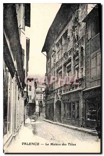 Cartes postales Valence Le Maison des Tetes