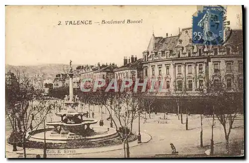 Cartes postales Valence Boulevard Bancel