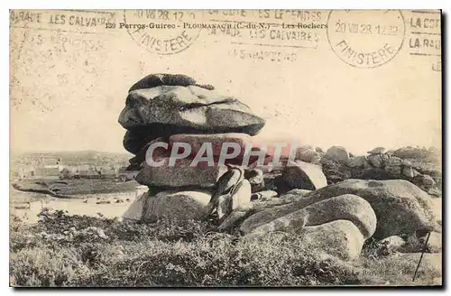 Ansichtskarte AK Perros Guirec Ploumanach C du N Les Rochers