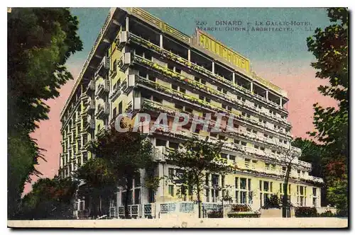 Cartes postales Dinard Le Gallic Hotel Marcel Oudn Architecte