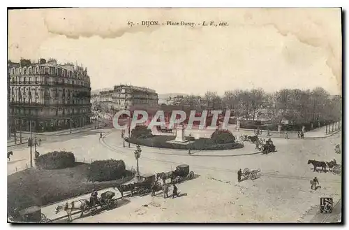 Cartes postales Dijon Place Darcy