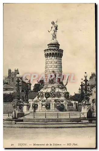 Cartes postales Dijon Monument de la Defense