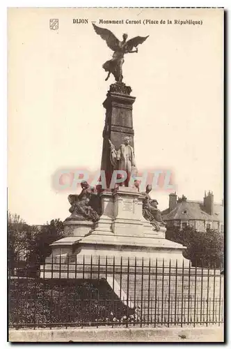 Ansichtskarte AK Dijon Monument Carnot Place de la Republique