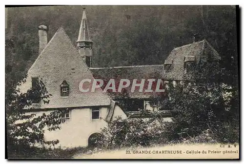 Cartes postales Grande Chartreuse Cellule du Prieur general