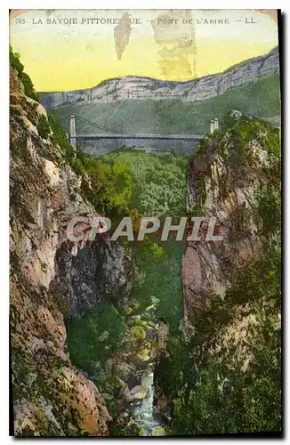 Ansichtskarte AK La Savoie Pittoresque Pont de L'Abime