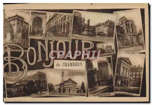 Cartes postales Chambery Bonjour